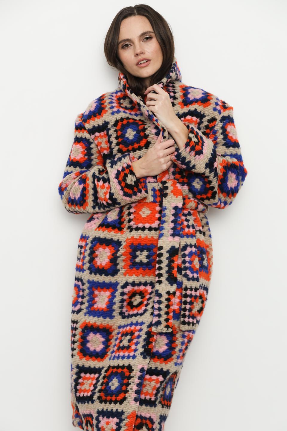 Пальто Rich and Royal в клетку