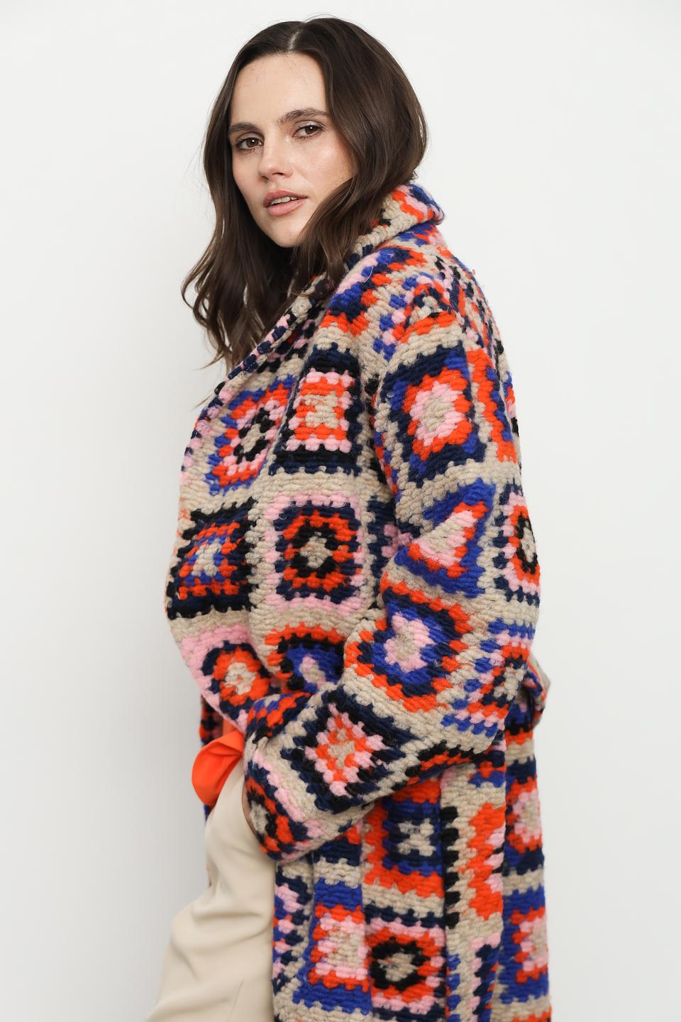 Пальто Rich and Royal в клетку