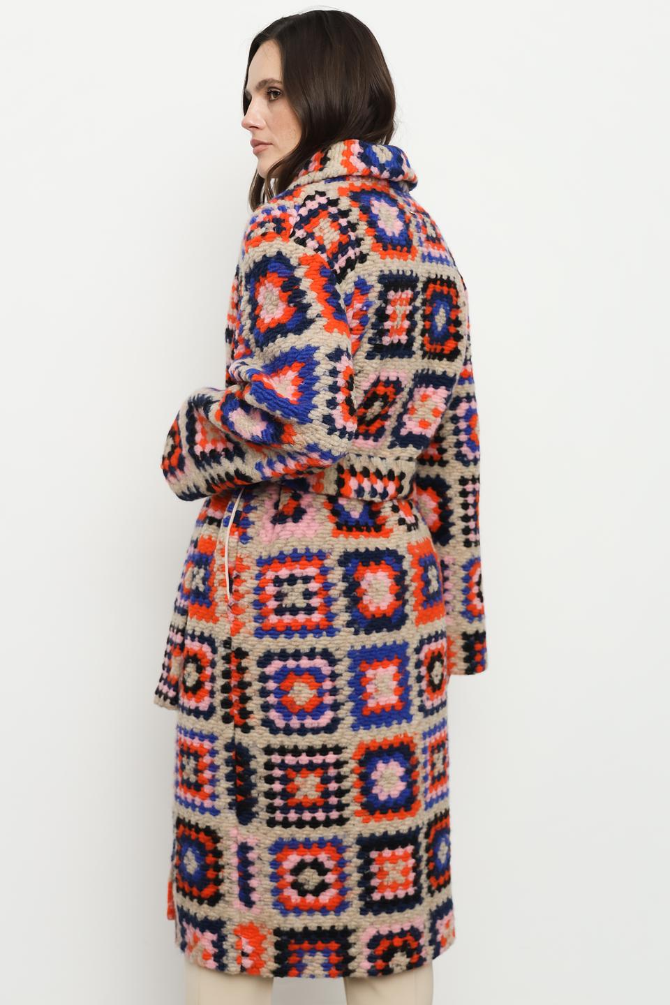 Пальто Rich and Royal в клетку