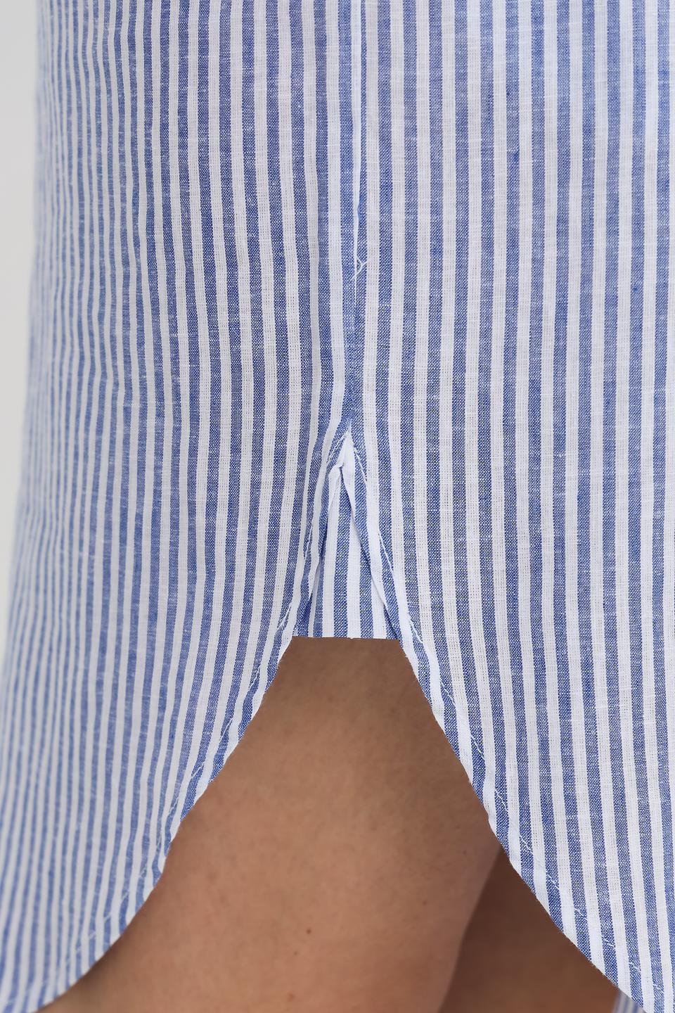 Платье-рубашка UNQ в полоску