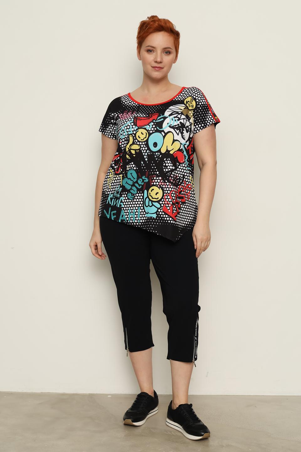 Футболка Doris Streich с принтом