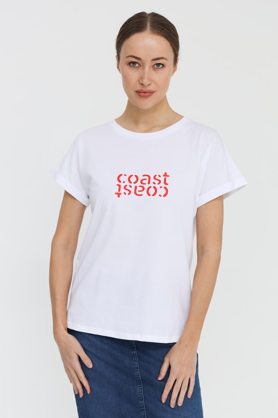 Футболка UNQ с принтом coast