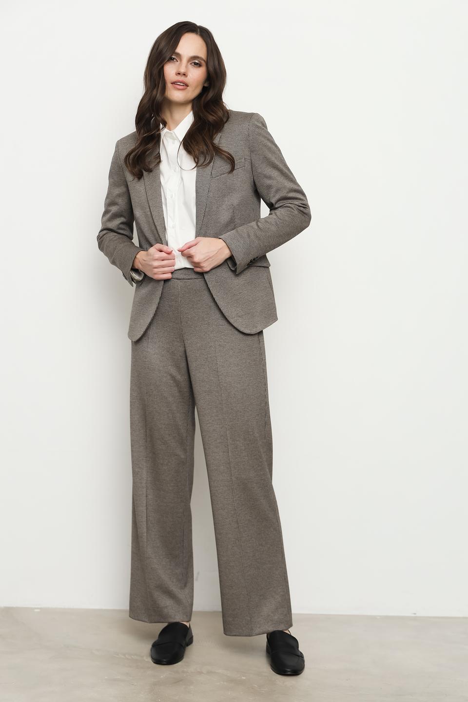 Жакет Cinque в клетку серый