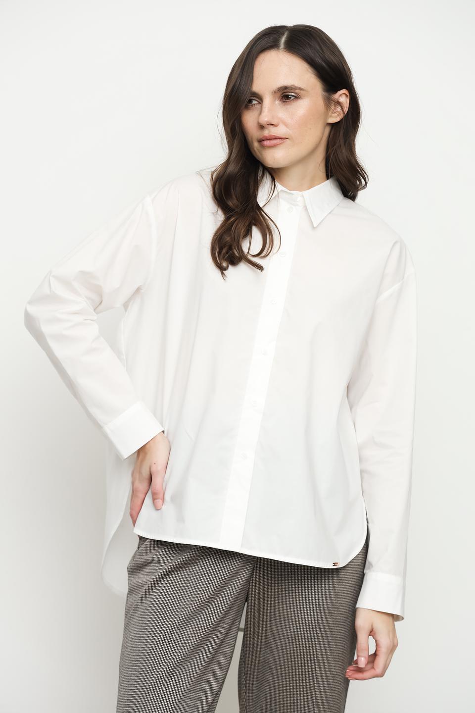 Рубашка Cinque оверсайз белая