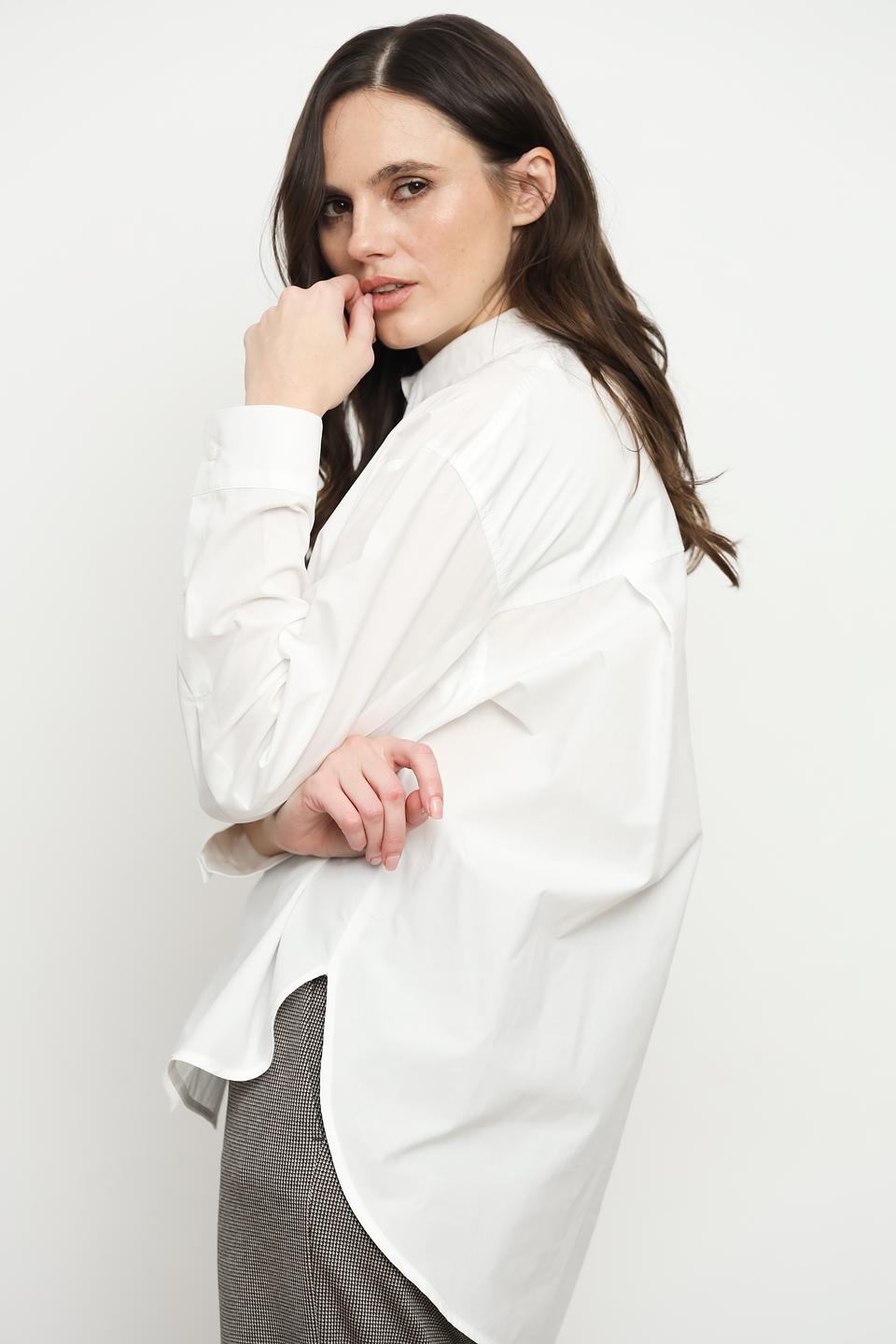 Рубашка Cinque оверсайз белая