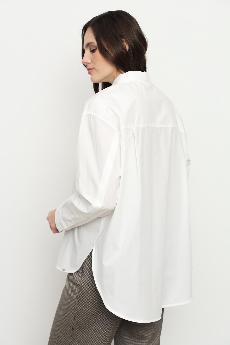 Рубашка Cinque оверсайз белая