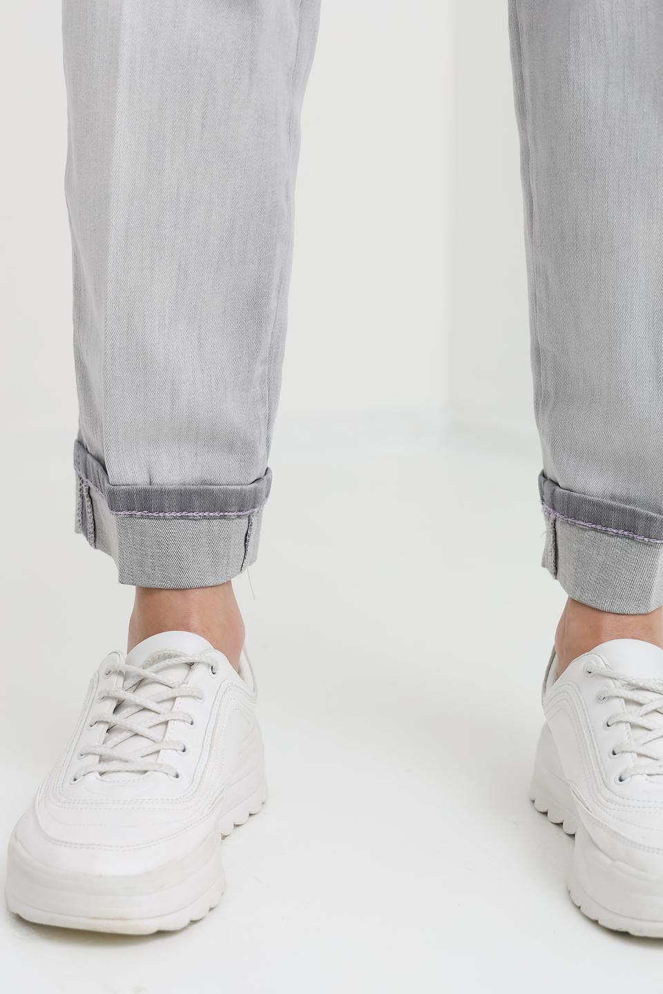 Джинсы Angels серые с потертостями