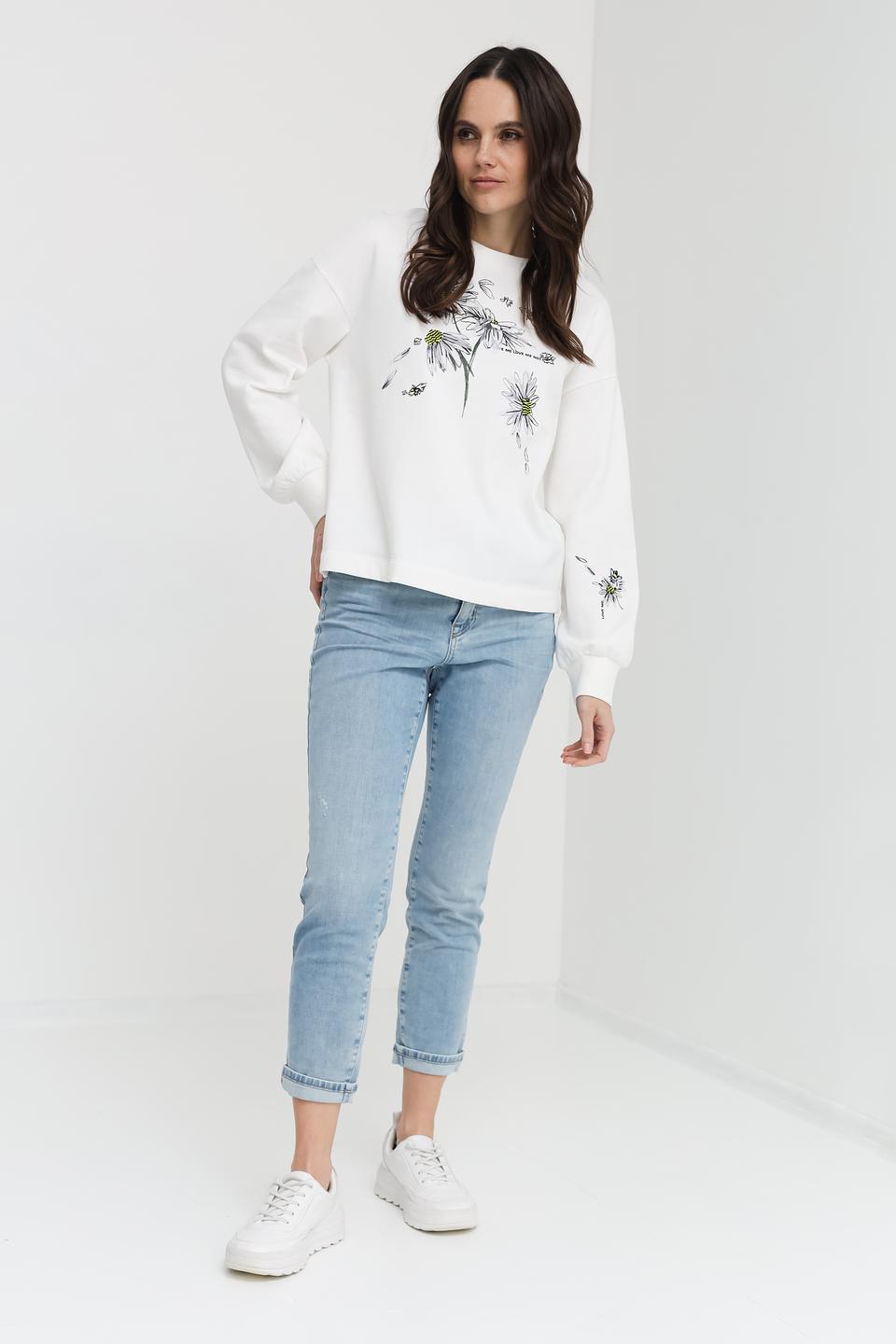 Толстовка Marc Cain с ромашками