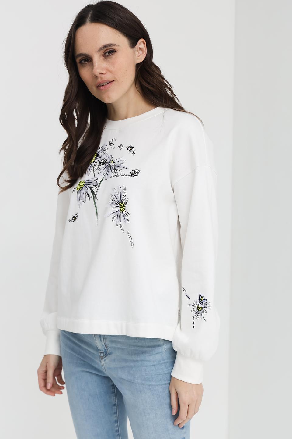 Толстовка Marc Cain с ромашками