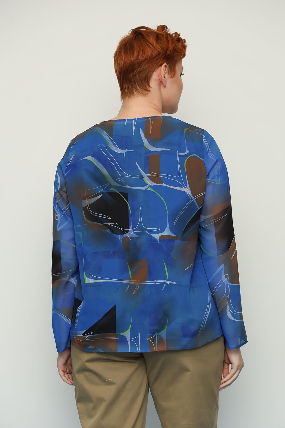 Блуза Samoon с абстрактным принтом