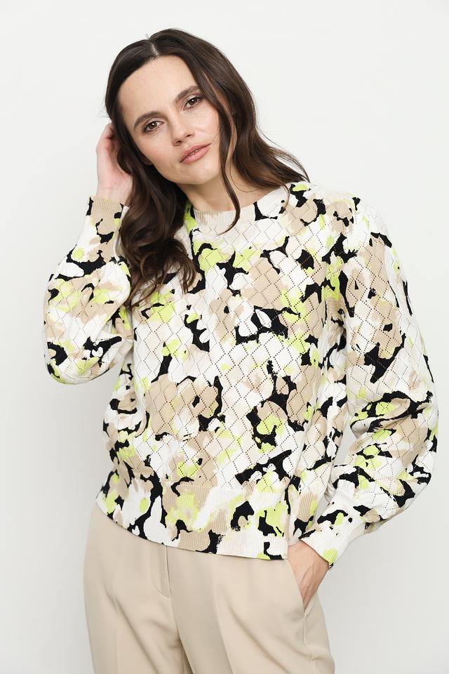 Пуловер Taifun с принтом