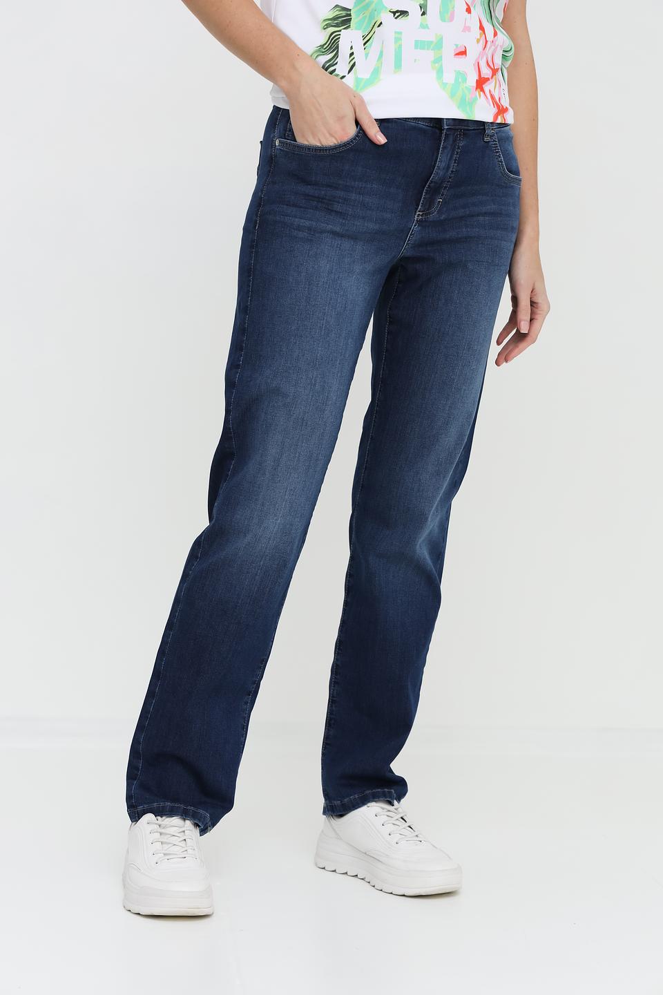 Джинсы Angels прямого кроя синие