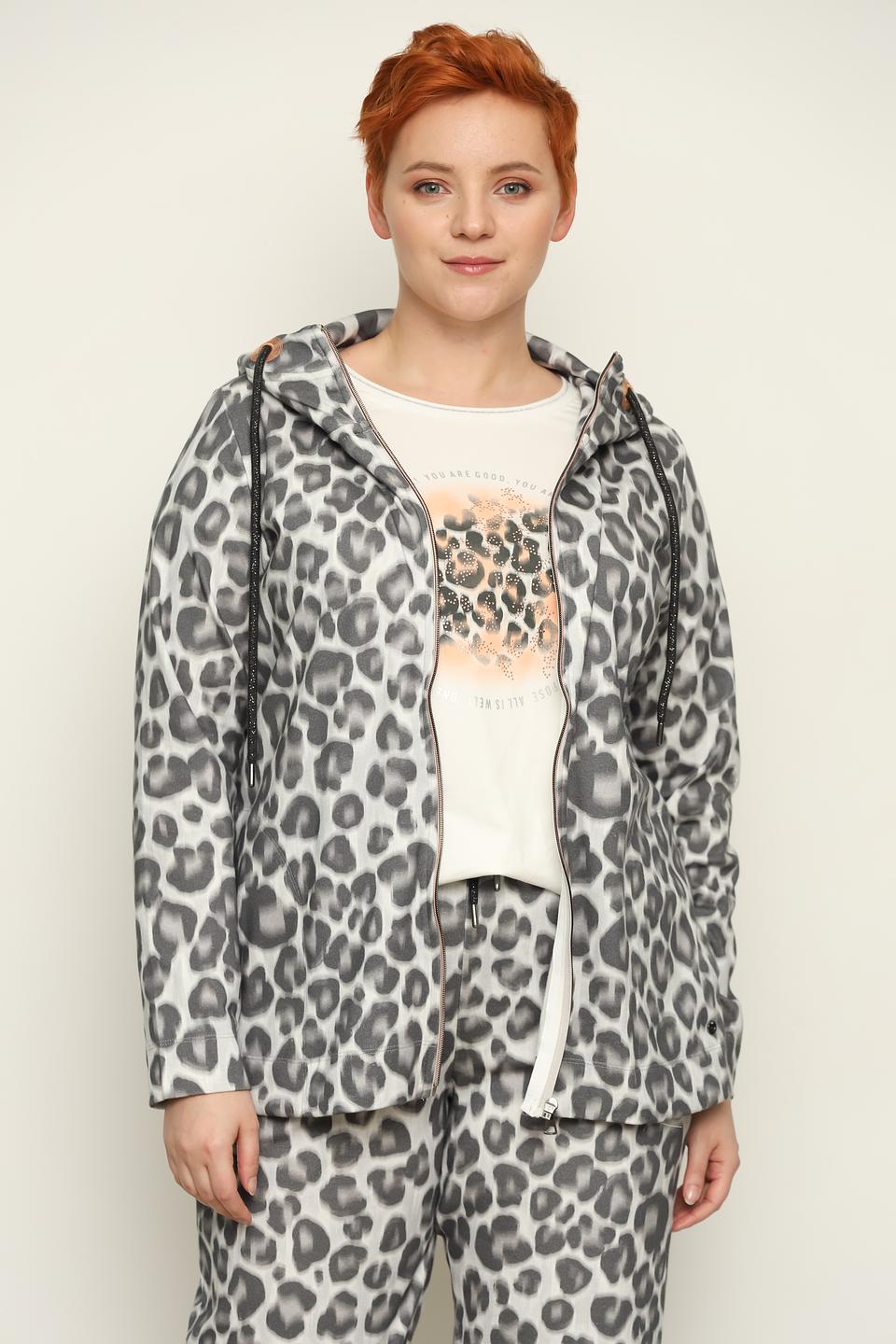 Жакет Frapp леопардовый