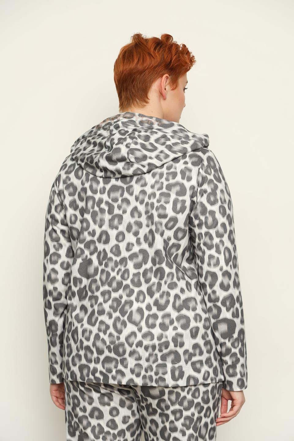 Жакет Frapp леопардовый