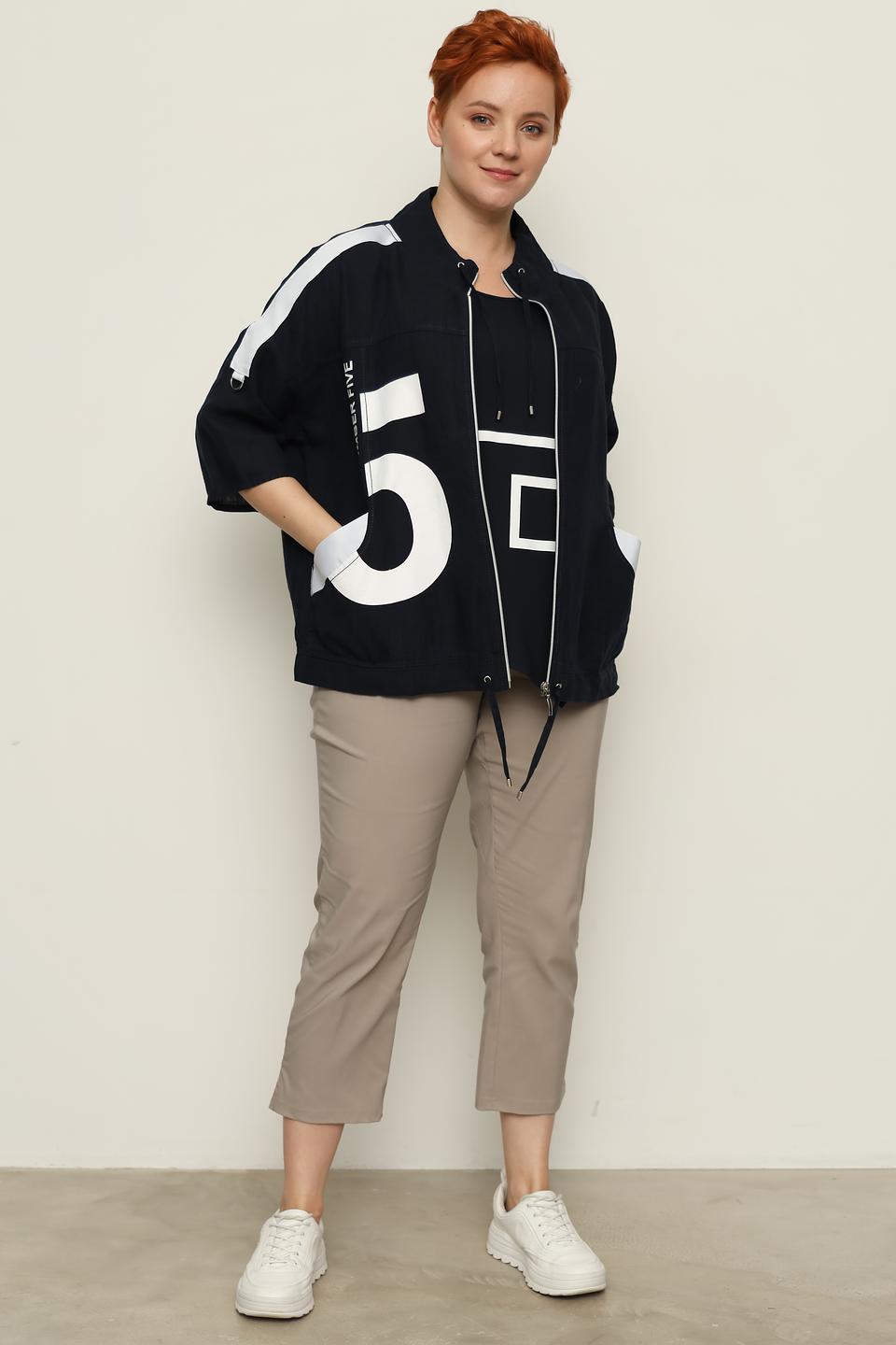 Брюки кюлоты Doris Streich бежевые