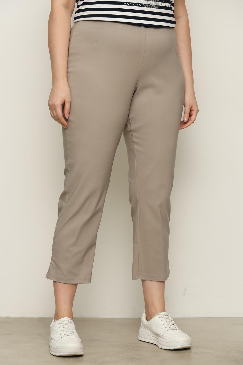 Брюки кюлоты Doris Streich бежевые