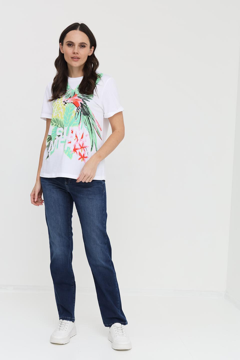 Футболка Marc Cain с тропическим принтом