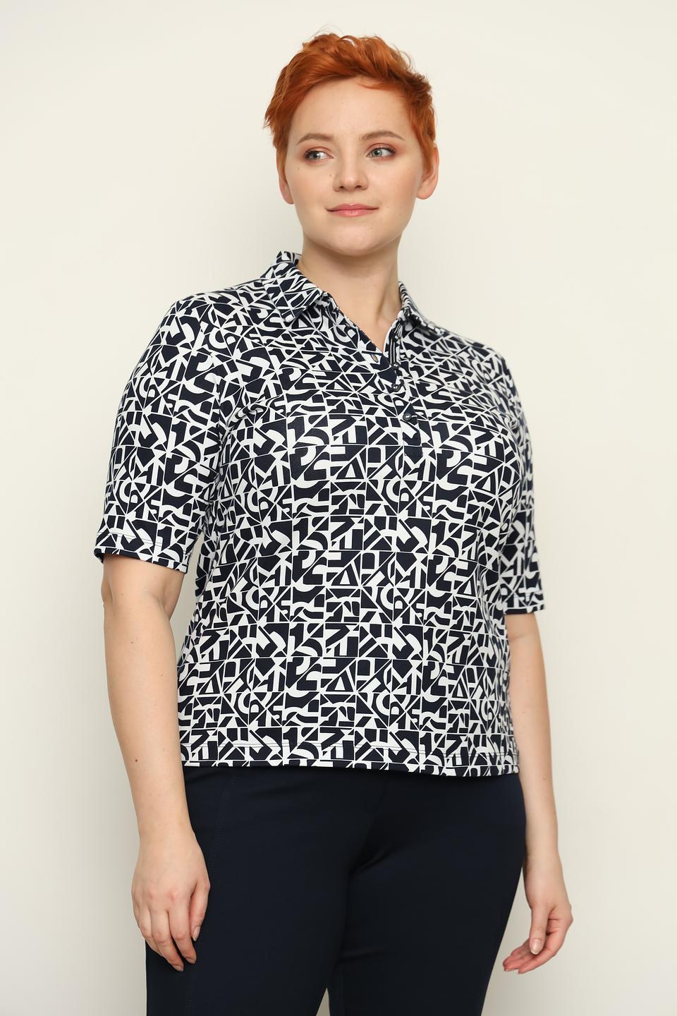 Блуза Rabe collection с геометрическим принтом