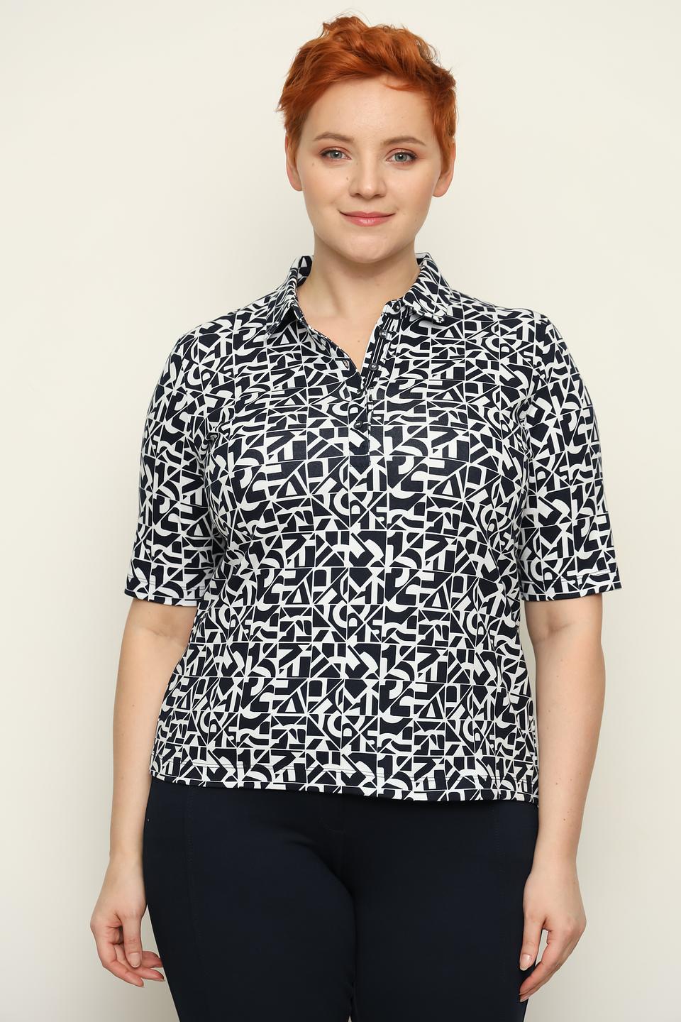 Блуза Rabe collection с геометрическим принтом