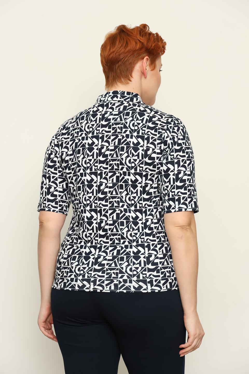 Блуза Rabe collection с геометрическим принтом