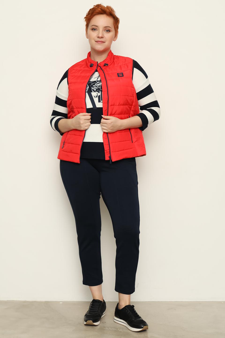 Жилет Rabe collection красный стеганый