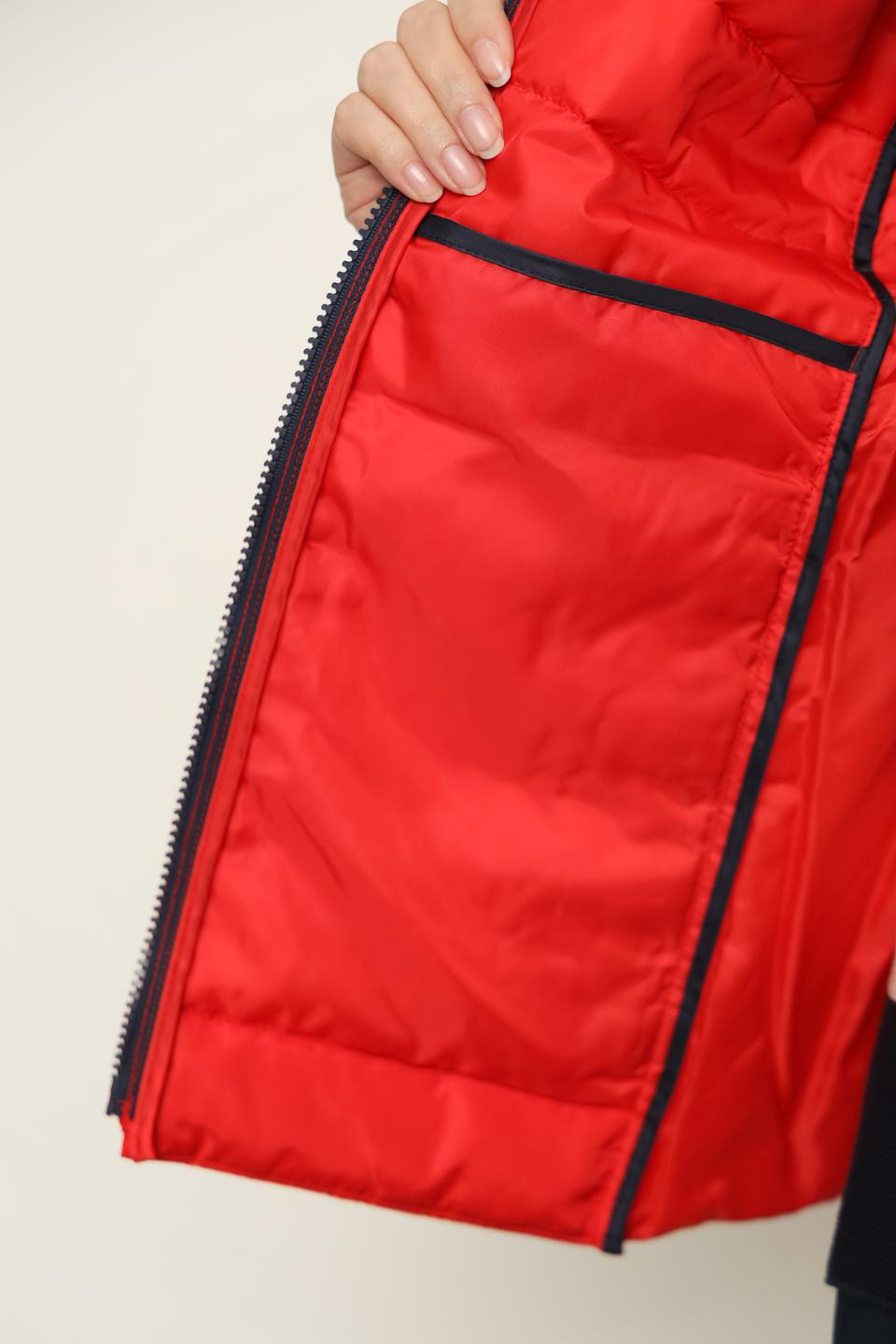 Жилет Rabe collection красный стеганый