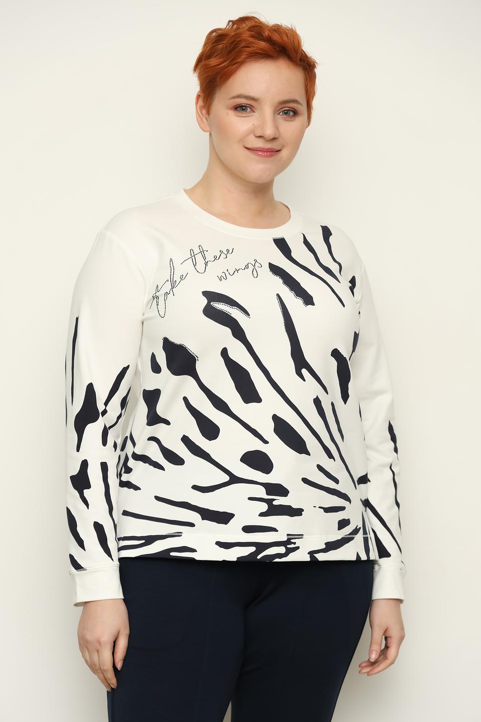 Лонгслив Thomas Rabe с принтом