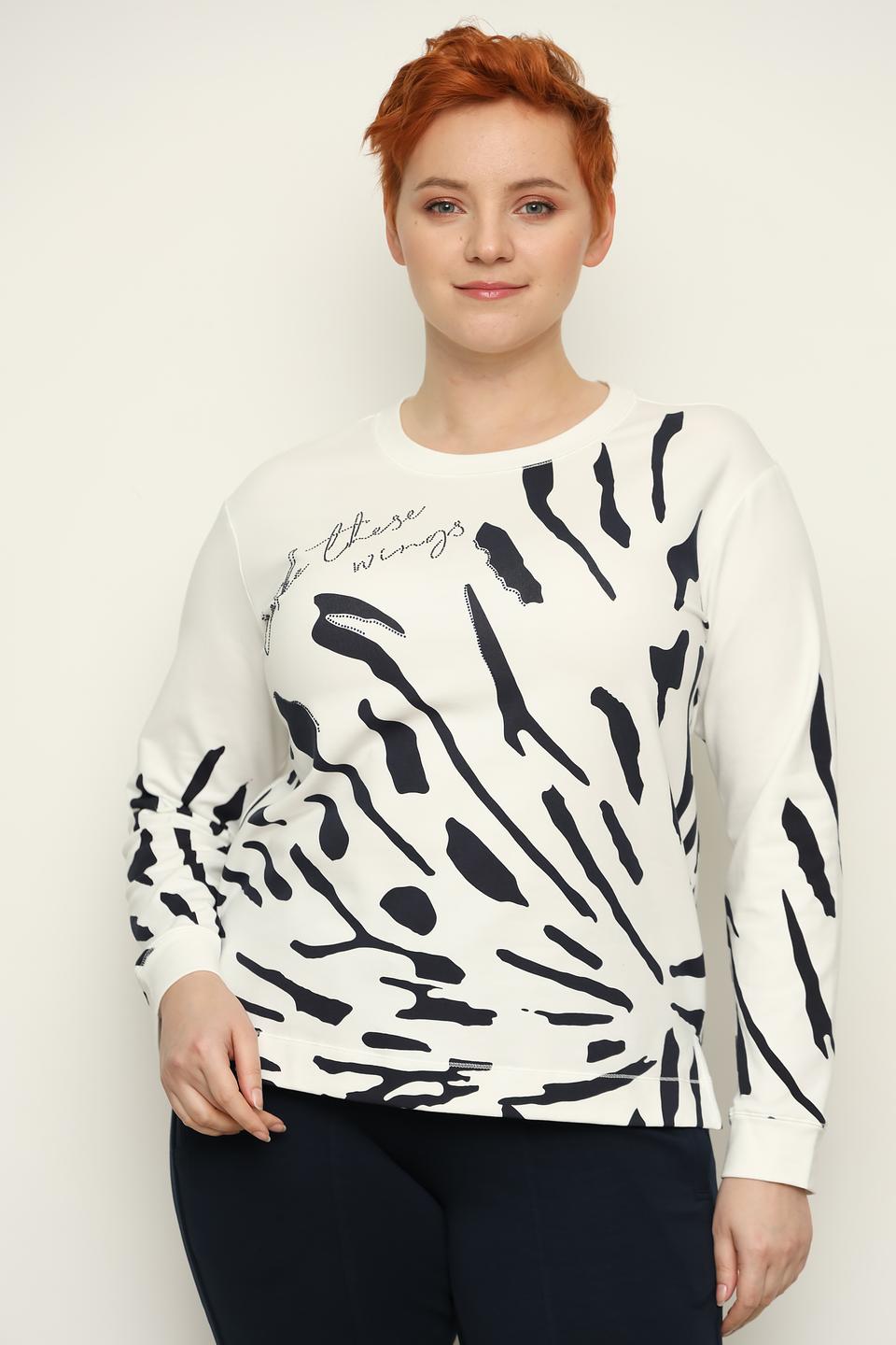 Лонгслив Thomas Rabe с принтом