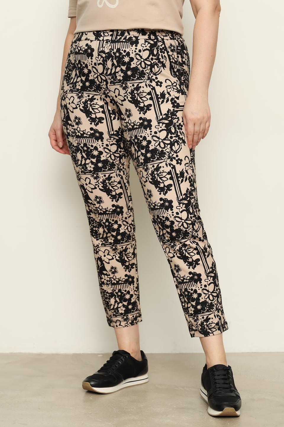 Брюки Thomas Rabe с цветочным принтом