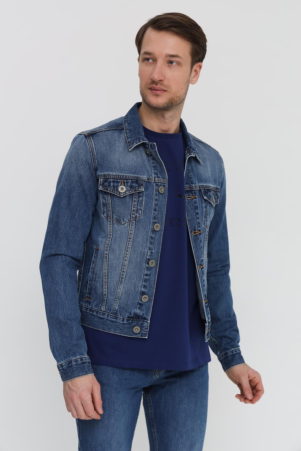 Куртка джинсовая Pezzo синяя