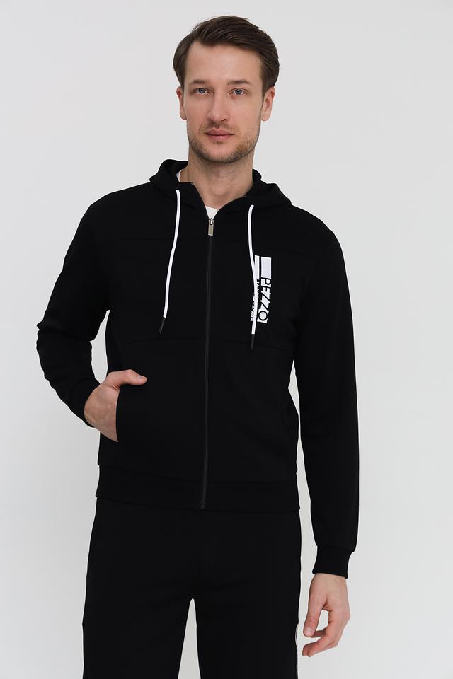 Кардиган Pezzo чёрный на молнии