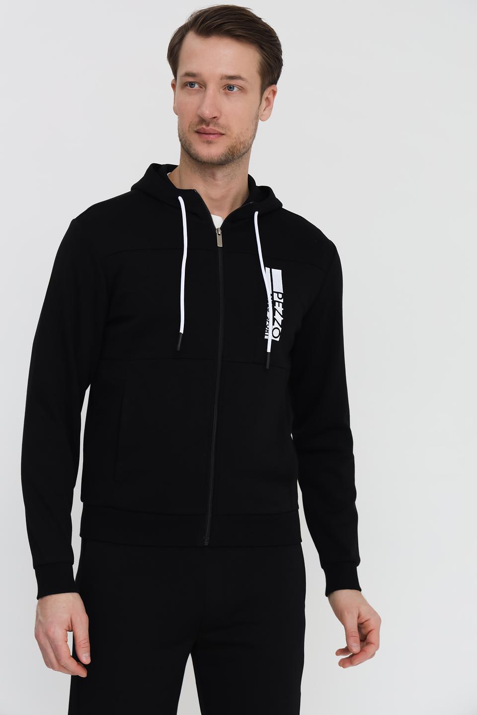 Кардиган Pezzo чёрный на молнии