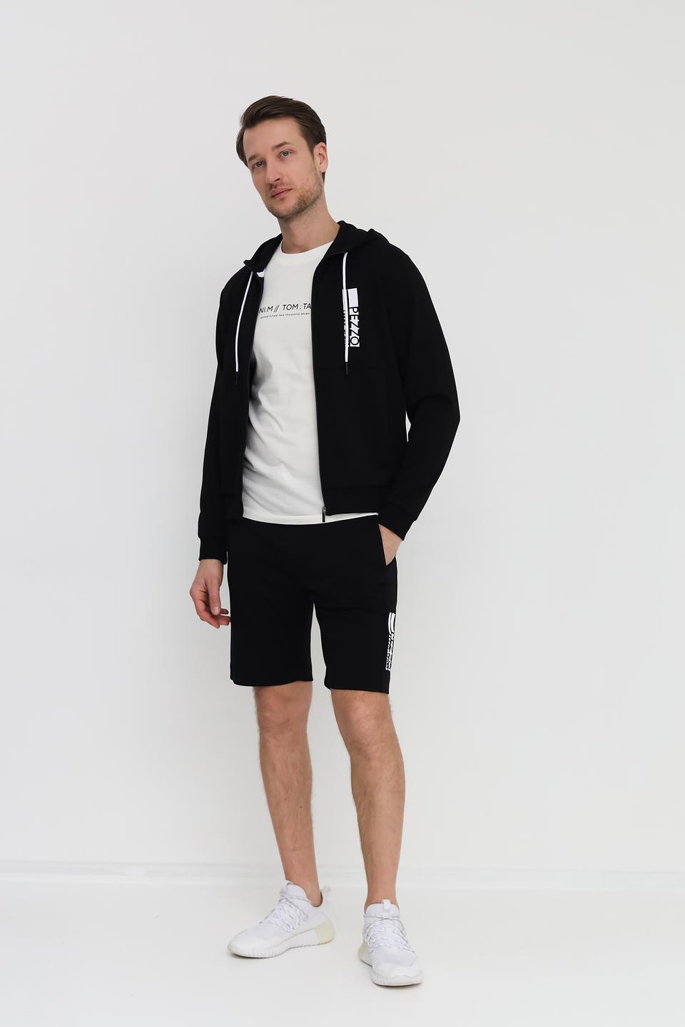 Шорты Pezzo чёрные с логотипом