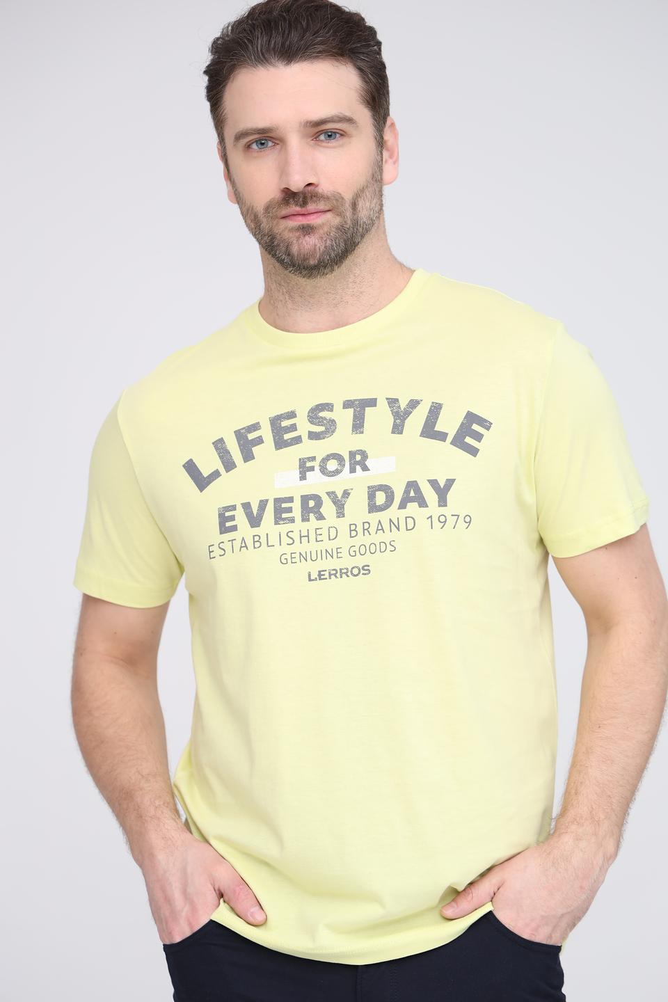 Футболка Lerros Lifestyle желтая