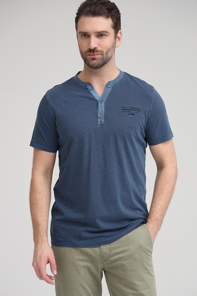 Поло Lerros в полоску синий
