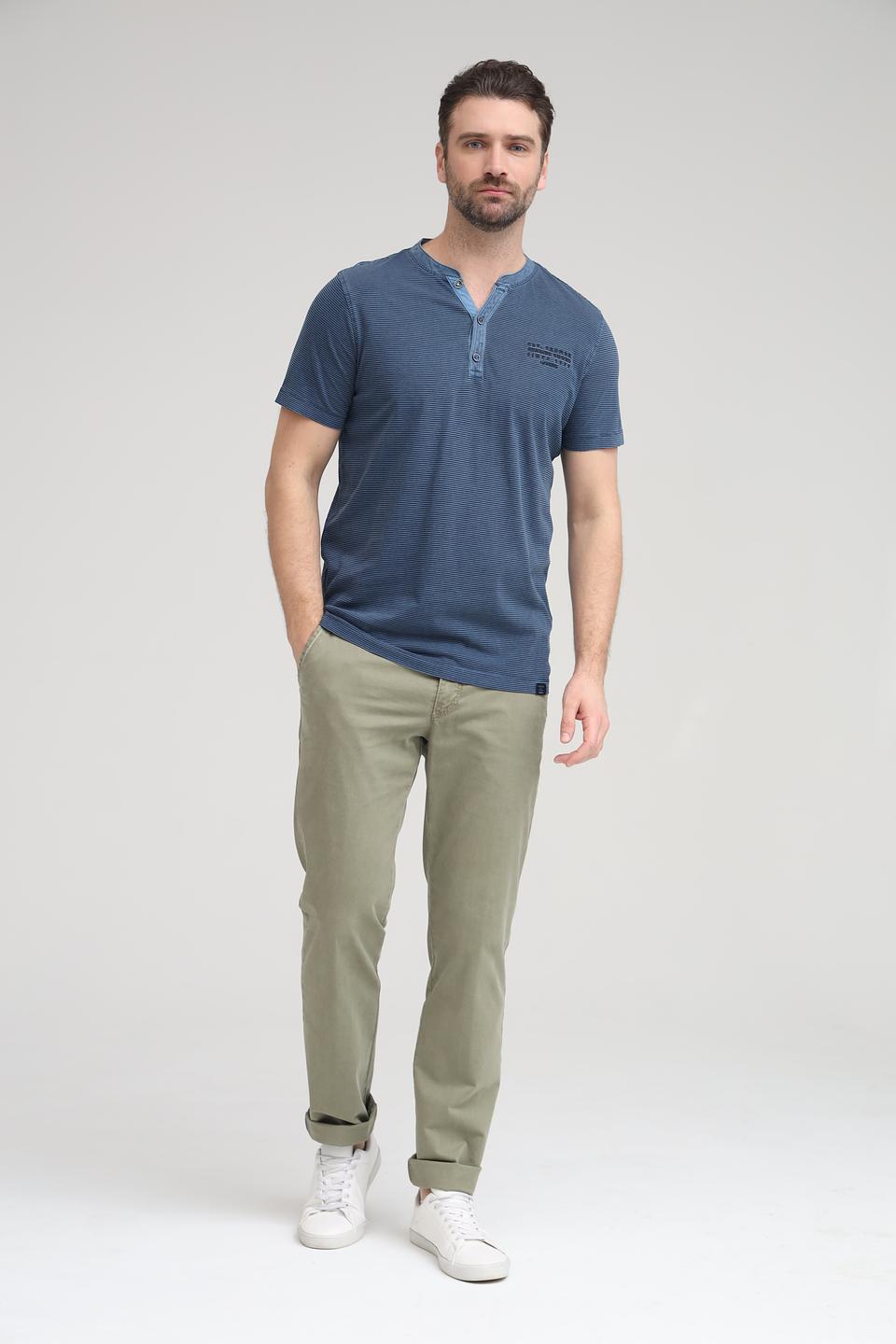 Поло Lerros в полоску синий