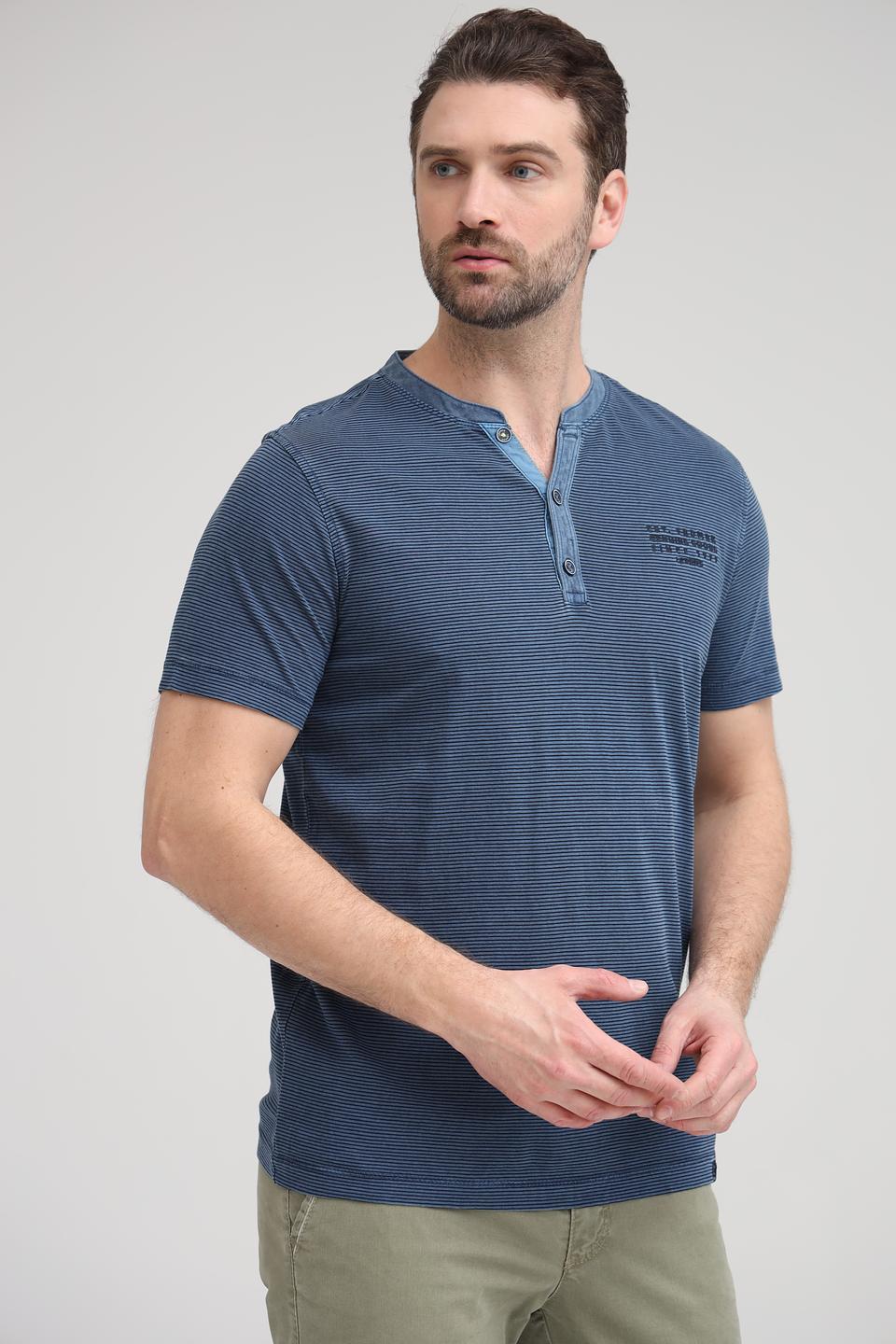 Поло Lerros в полоску синий