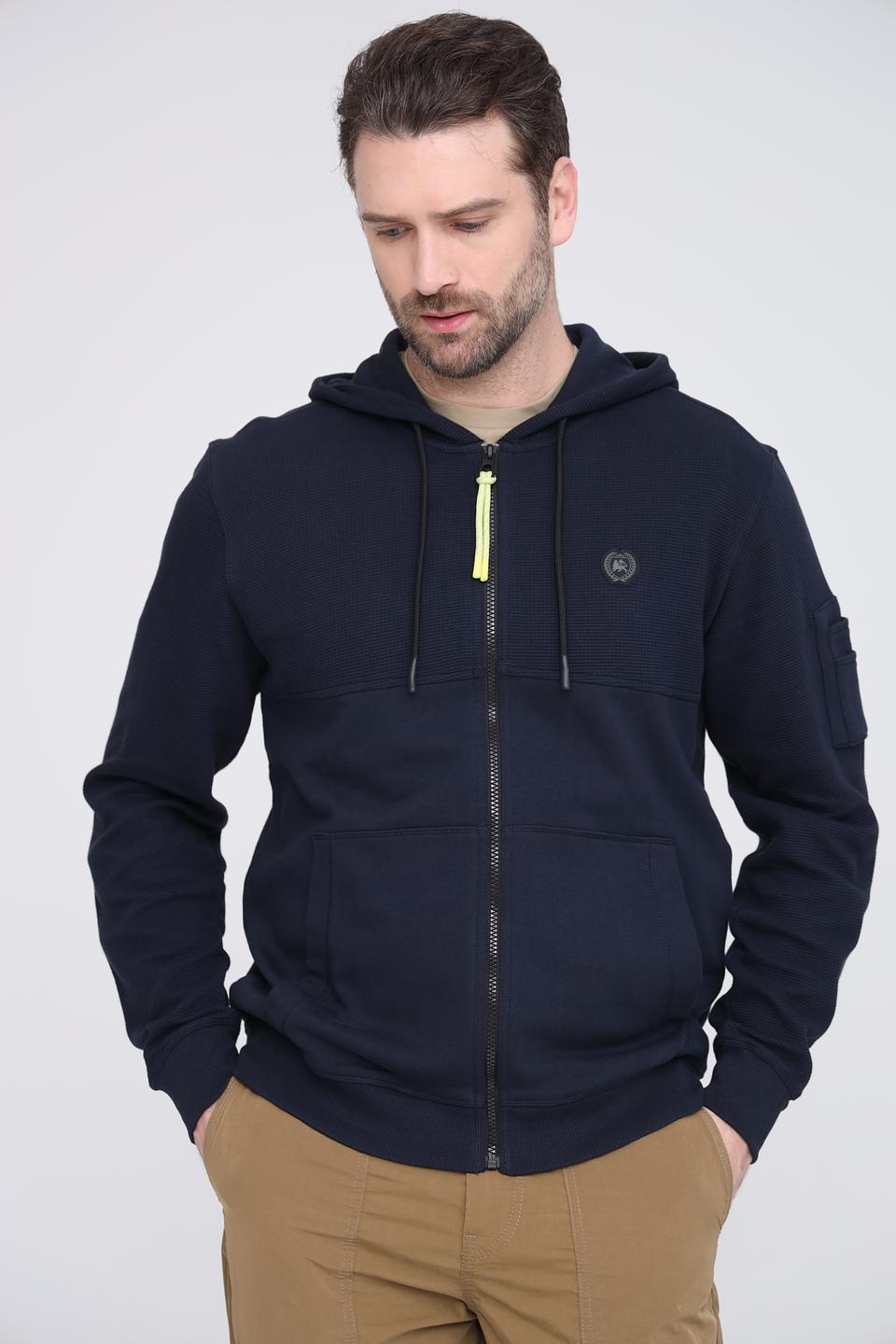 Кардиган Lerros с капюшоном темно-синий