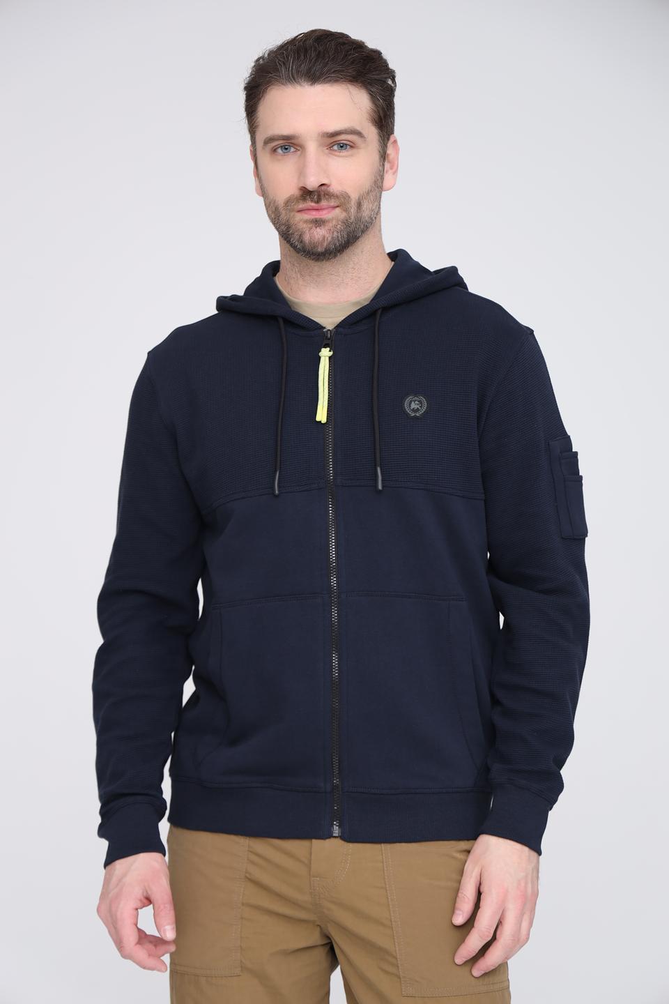 Кардиган Lerros с капюшоном темно-синий