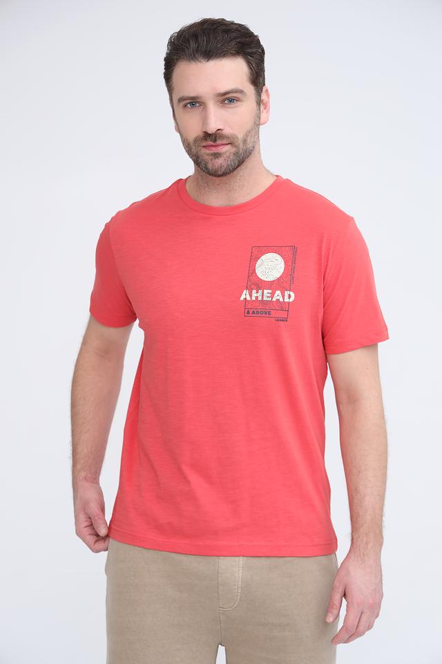 Футболка Lerros с принтом терракотовый