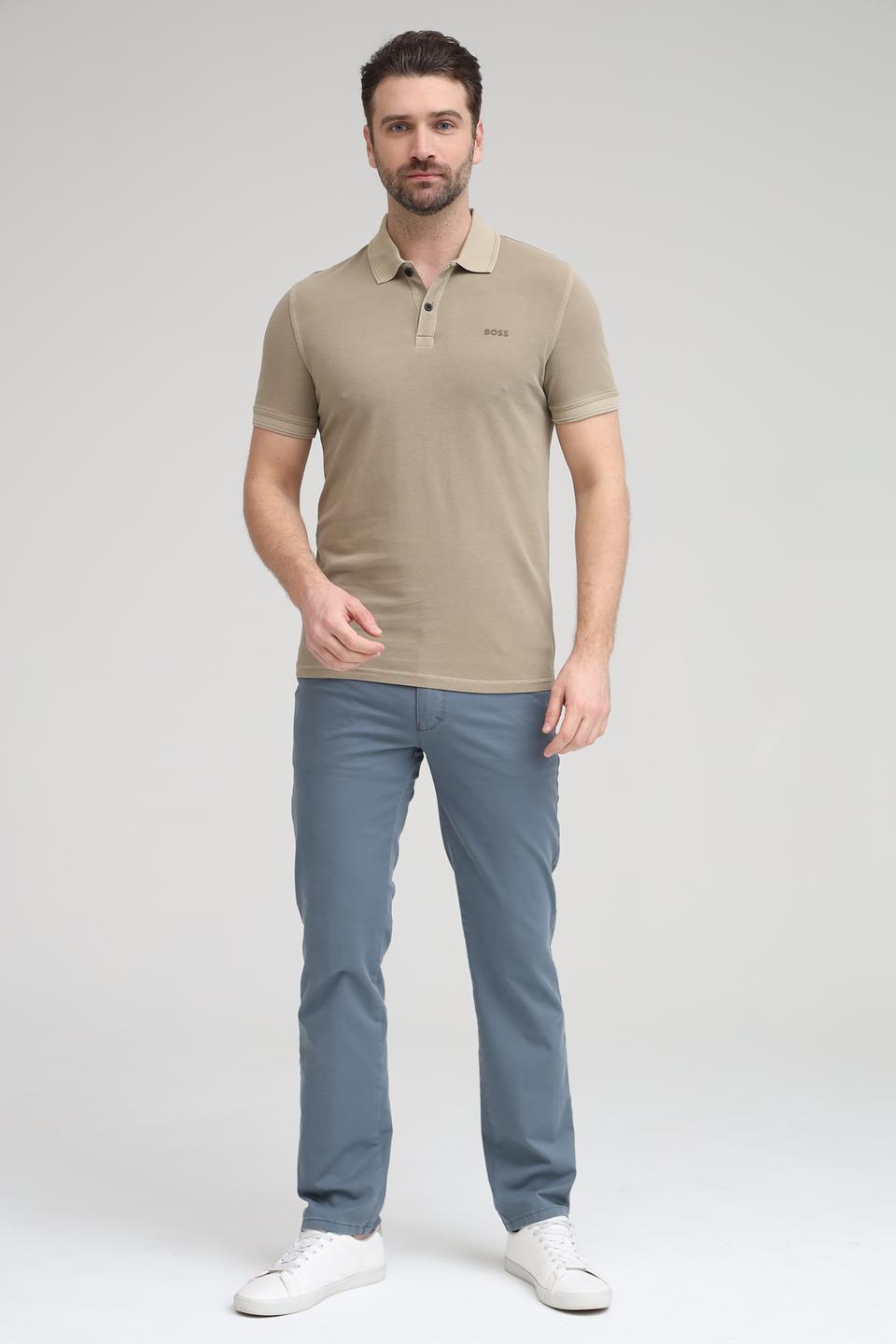 Поло Boss Orange бежевое