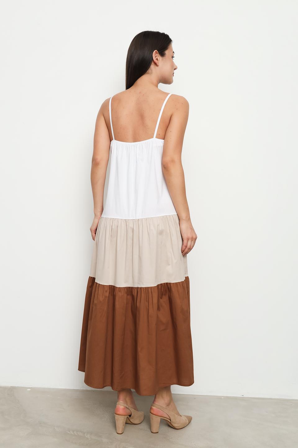 Платье Villa Reale на бретелях, мультиколор