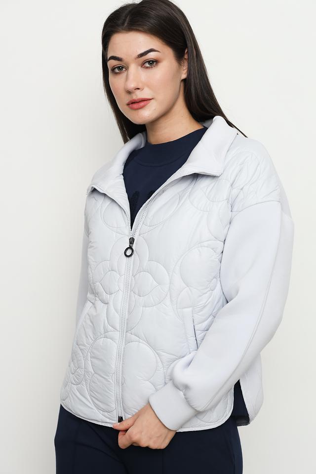 Куртка Bugatti стеганая светло-серая