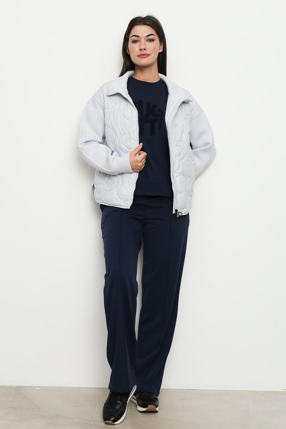 Куртка Bugatti стеганая светло-серая