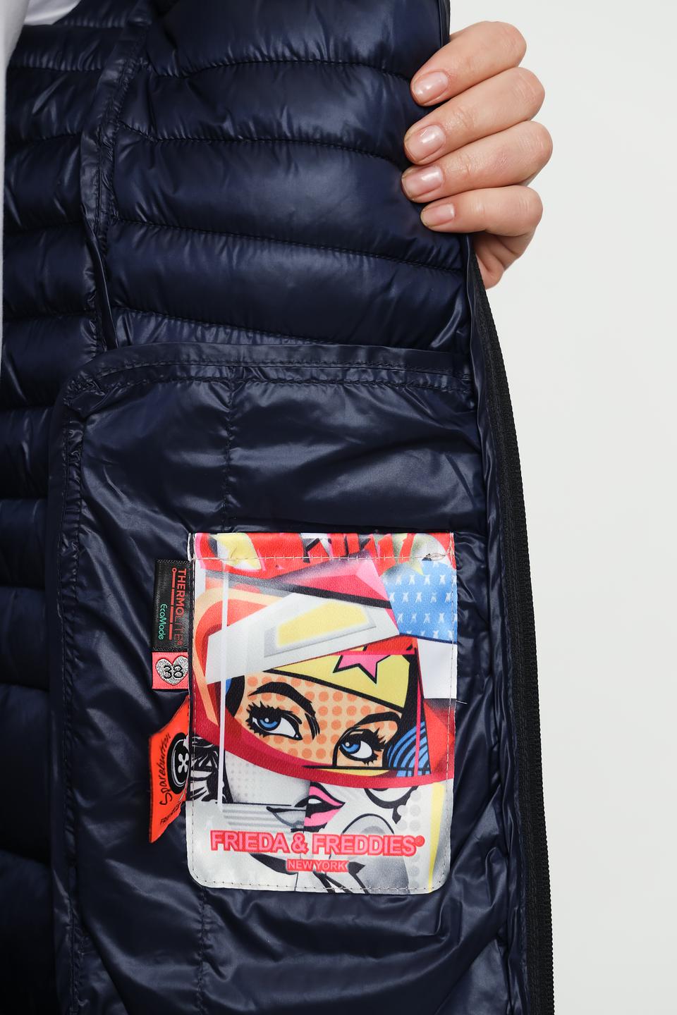 Пальто Frieda and Freddies стеганое синее