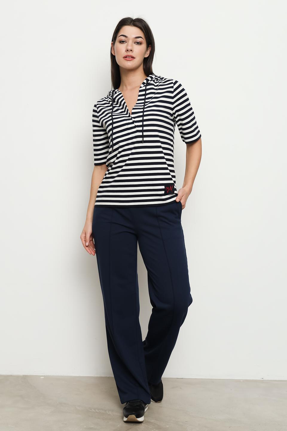 Брюки Bugatti прямого кроя темно-синие