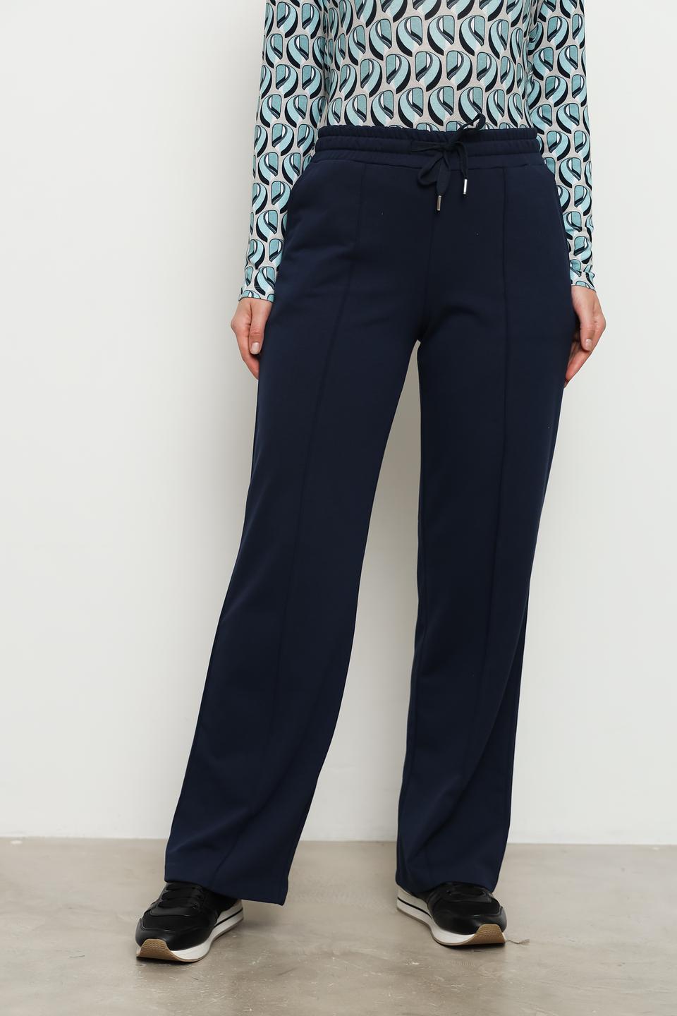 Брюки Bugatti прямого кроя темно-синие