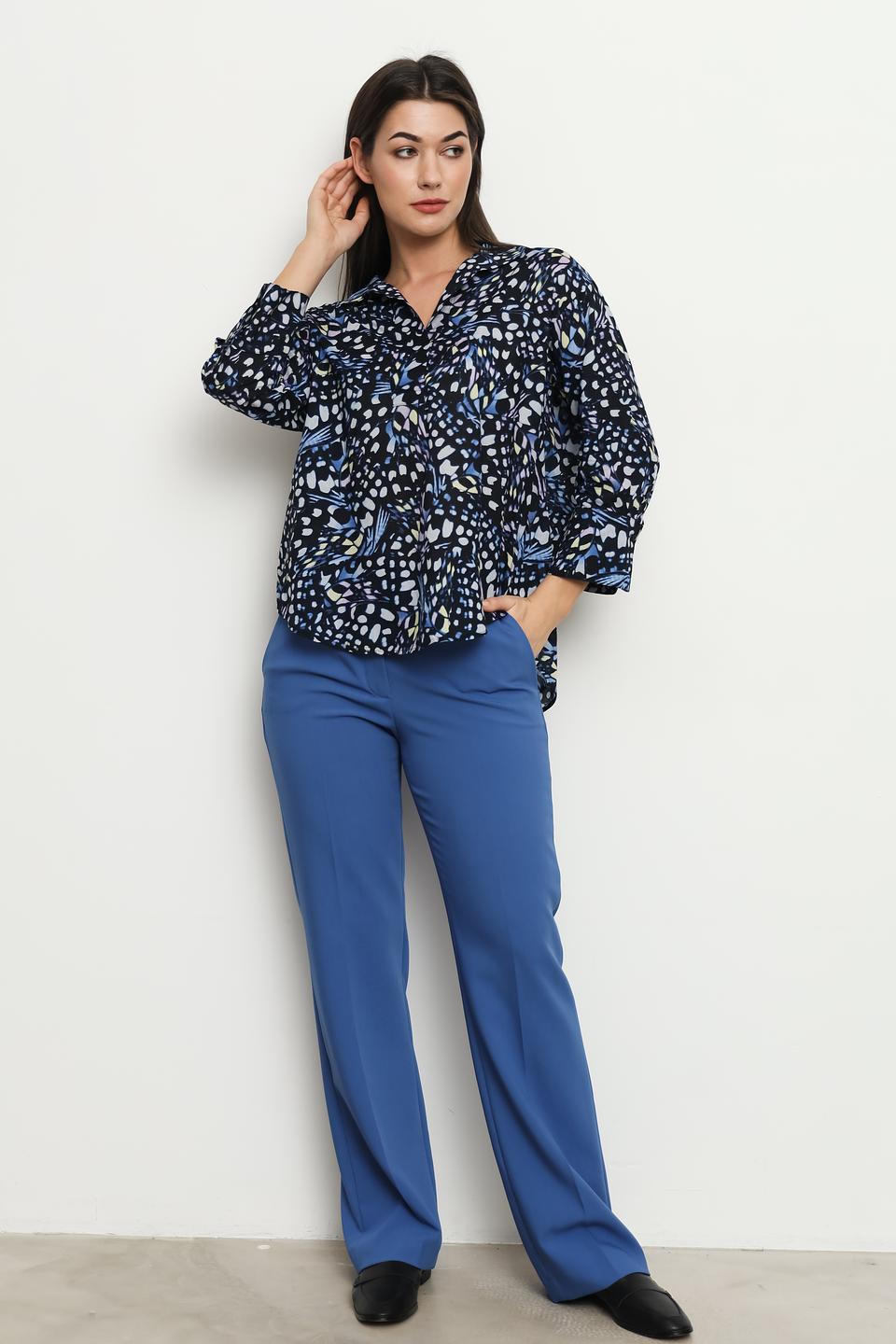 Блуза Gerry Weber EDITION с принтом чёрная