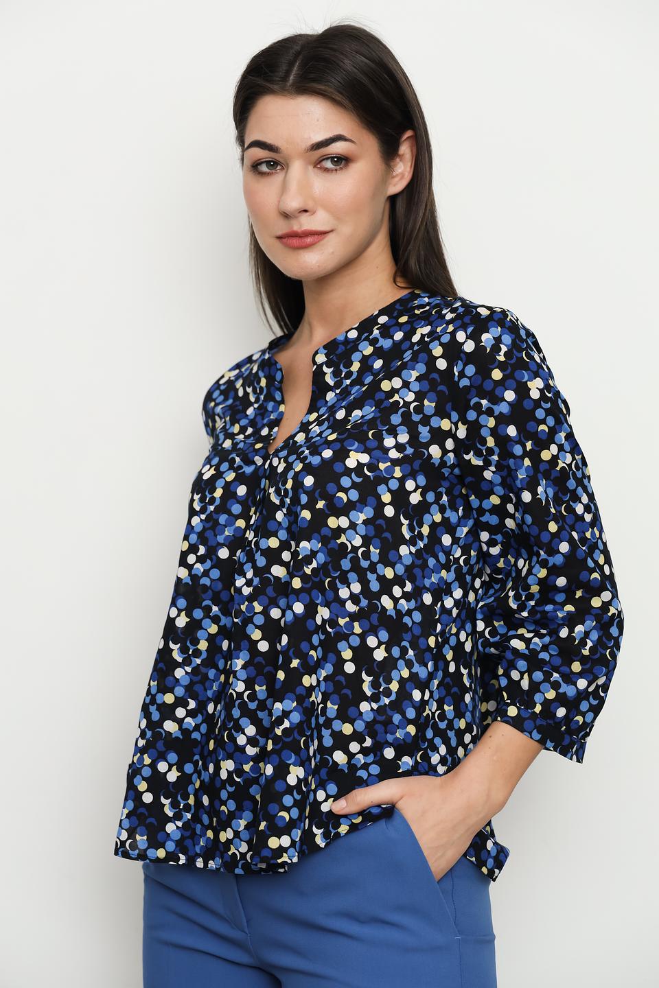 Блуза Gerry Weber с горохом чёрная