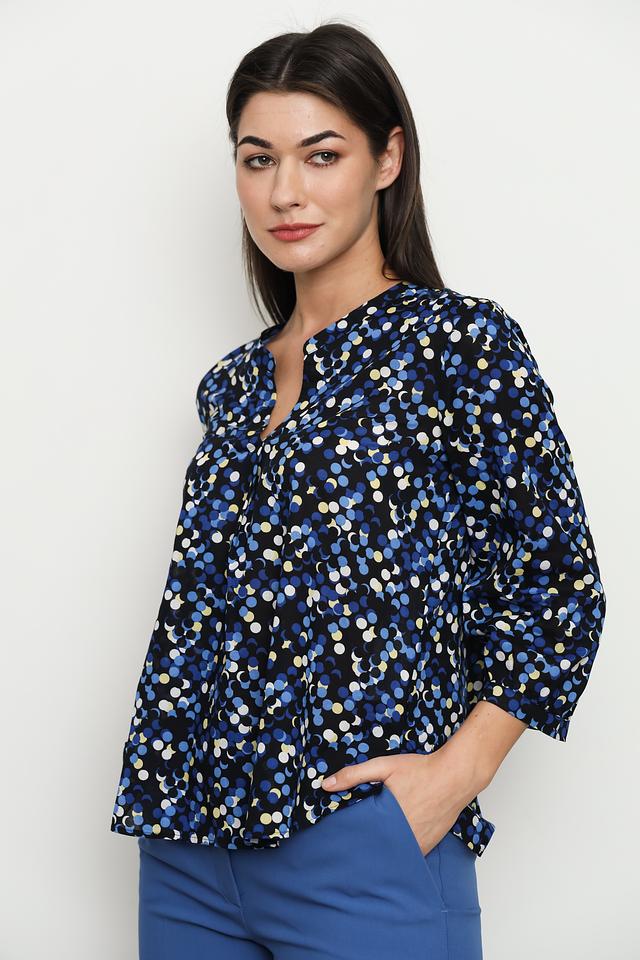 Блуза Gerry Weber с горохом чёрная